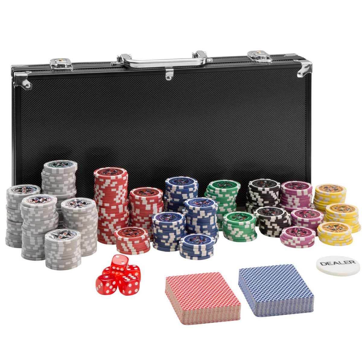 tectake Coffret, Malette, Set de Poker
