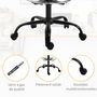 Voir la diapositive 5 : VINSETTO Vinsetto Chaise de bureau assise haute réglable 103-123H cm pivotant 360° lin gris
