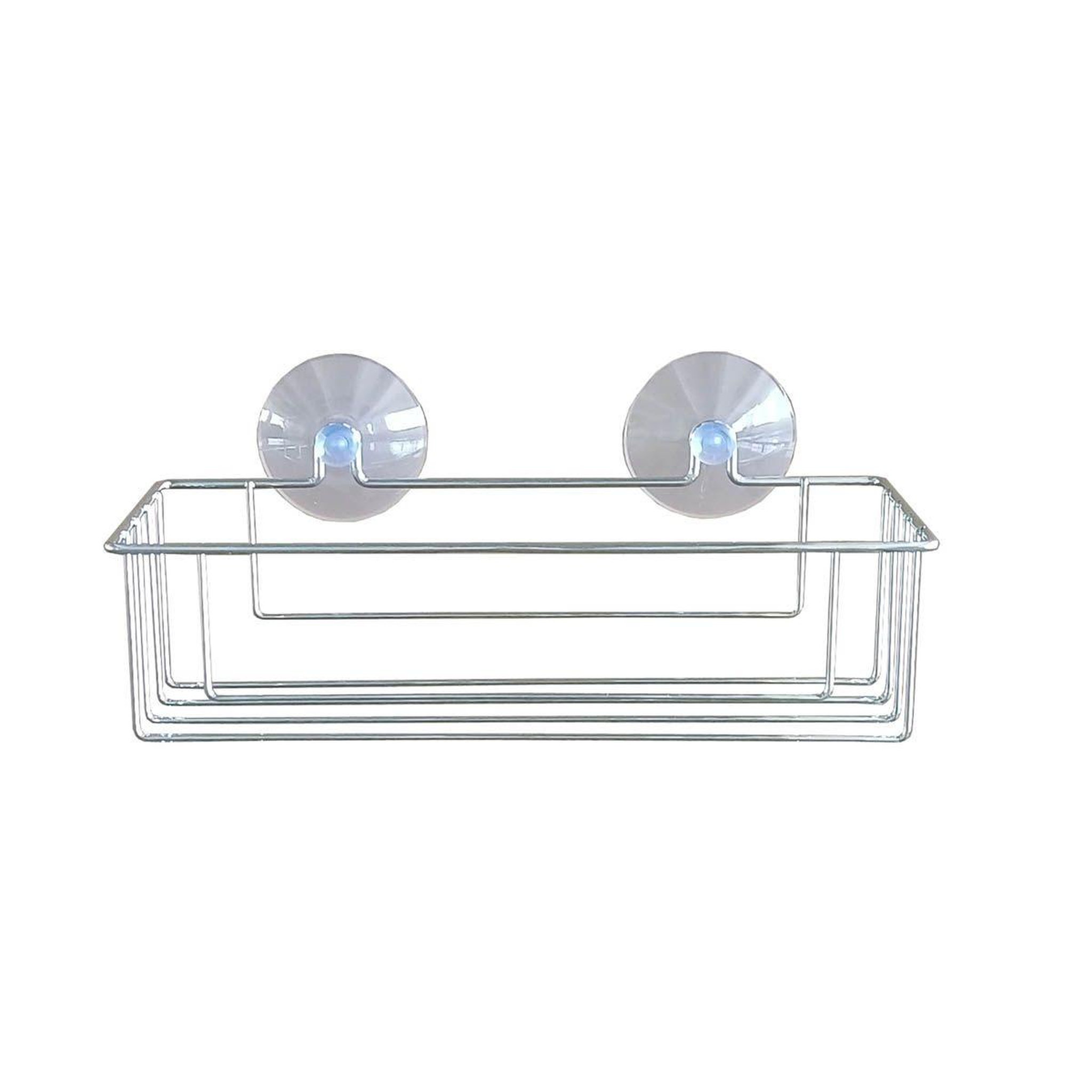 Douceur d'Intérieur Panier de douche ventouse  filaire basic  25cm chrome