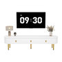Voir la diapositive 1 : MERAX Meuble tv blanc 174 cm mdf