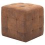 Voir la diapositive 2 : VIDAXL Tables de chevet 2 pcs Marron 30x30x30 cm Similicuir daim