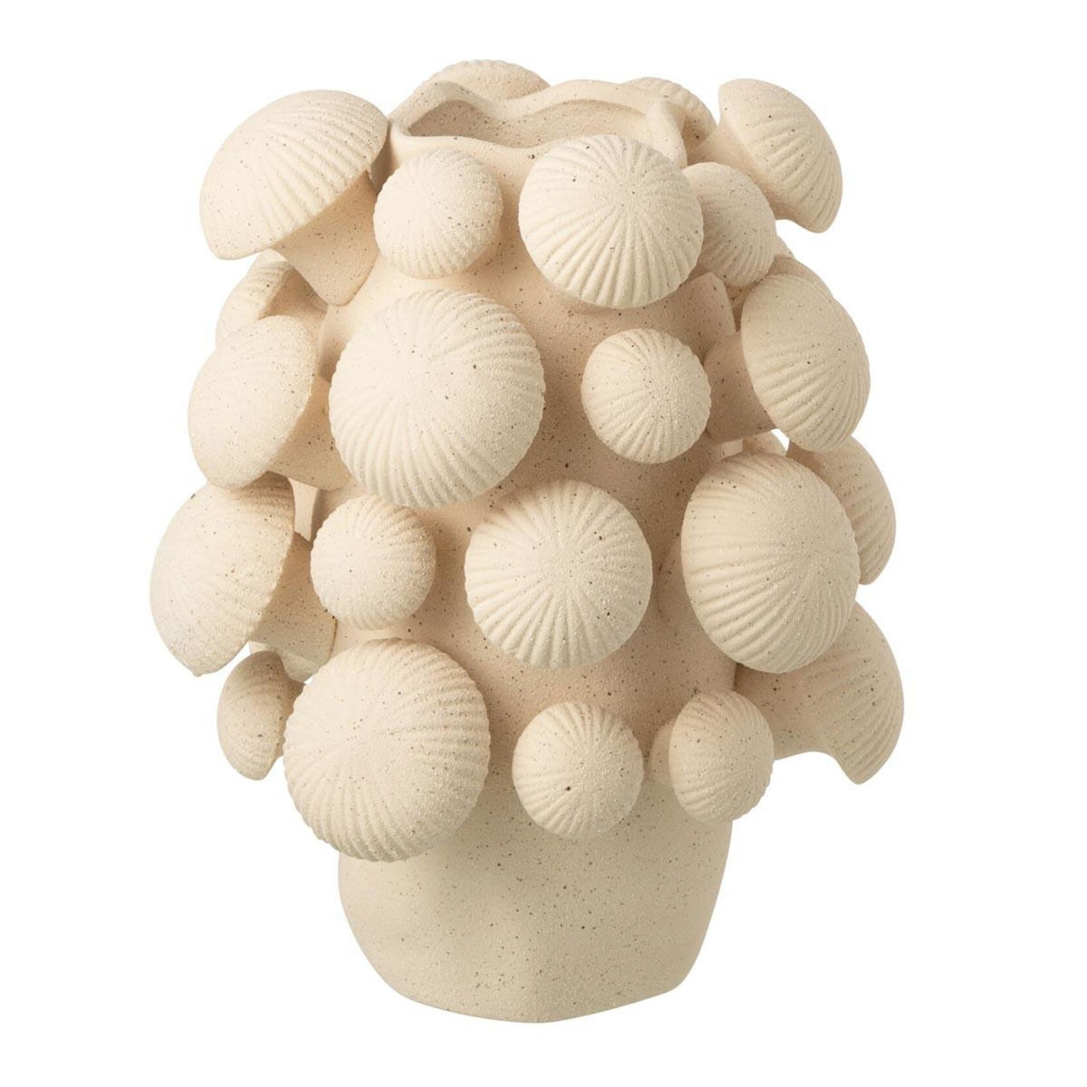Paris Prix Vase Champignon en Argile  Fungi  32cm Beige