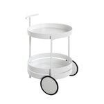 Paris Prix Desserte de Cuisine Ronde  Postres  62cm Blanc