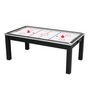 Voir la diapositive 1 : Paris Prix Table de Air Hockey Convertible  Calgary  213cm Noir