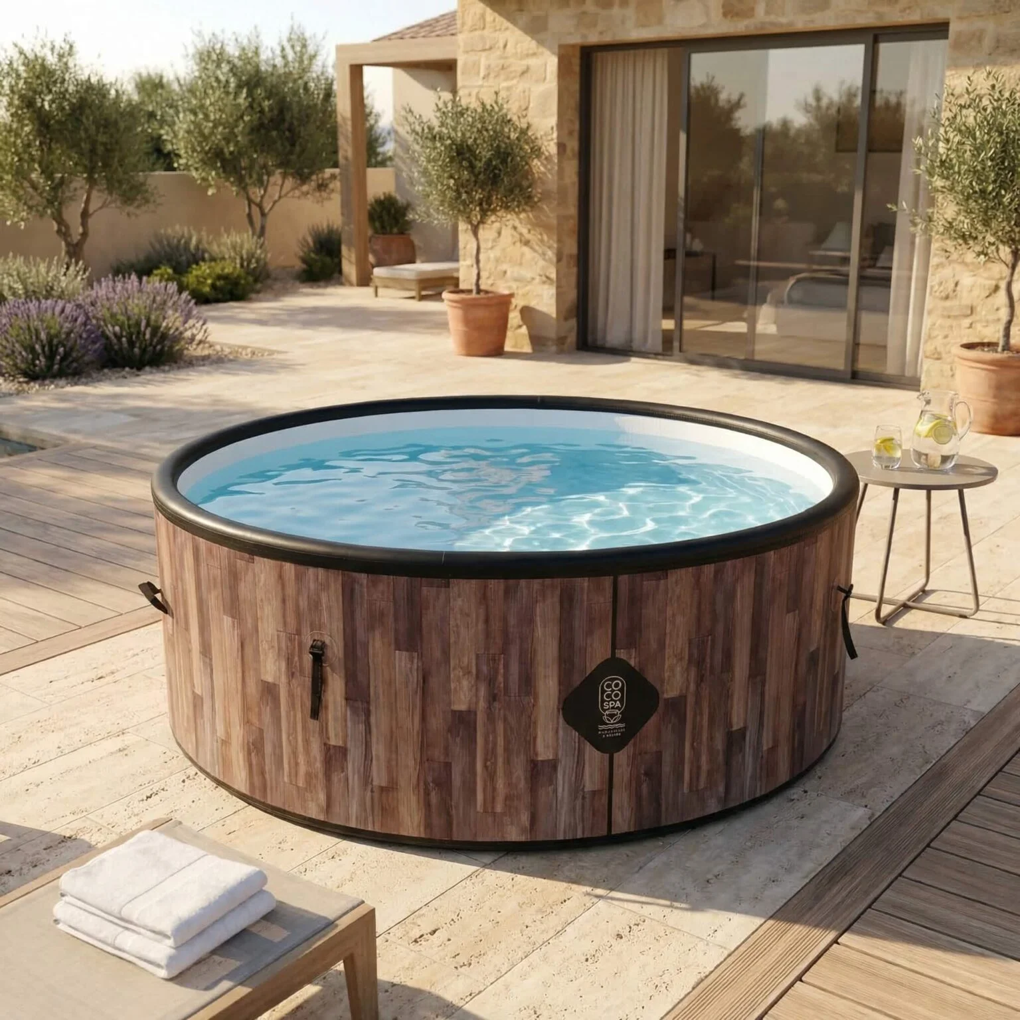 Voir la diapositive 4 : COCO BAIN Piscine gonflable Fidji 180 cm diamètre, 1200 litres