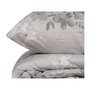Voir la diapositive 3 : GENERIQUE Parure de lit - 1 housse de couette 220 x 240 cm + 2 taies d'oreiller 60 x 60 cm - 100% coton renforcé - Gris