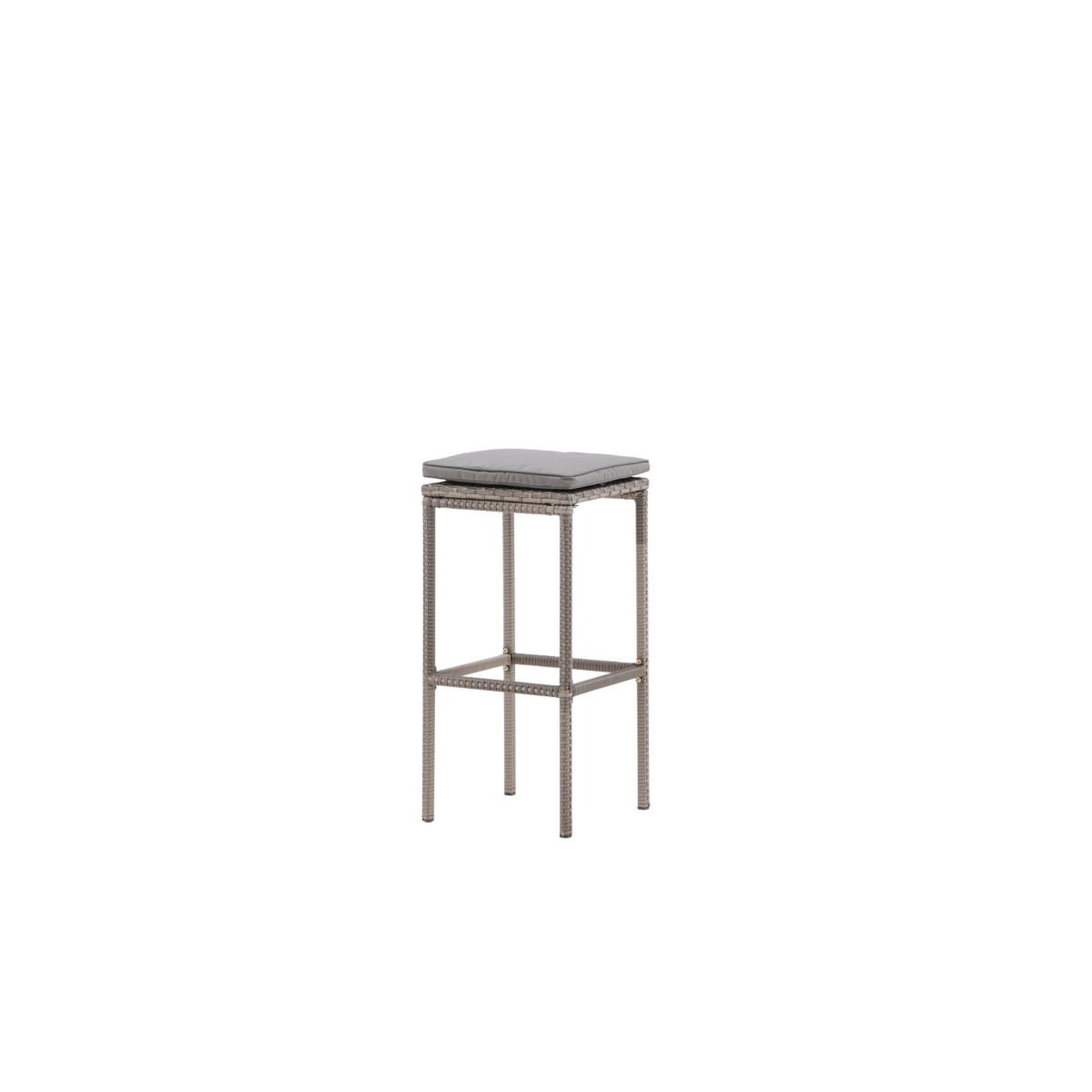 Voir la diapositive 2 : Paris Prix Tabouret de bar de jardin  alo  76cm gris