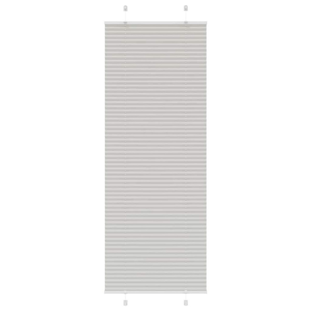 VIDAXL Store plisse gris clair 70x200 cm largeur du tissu 69,4 cm