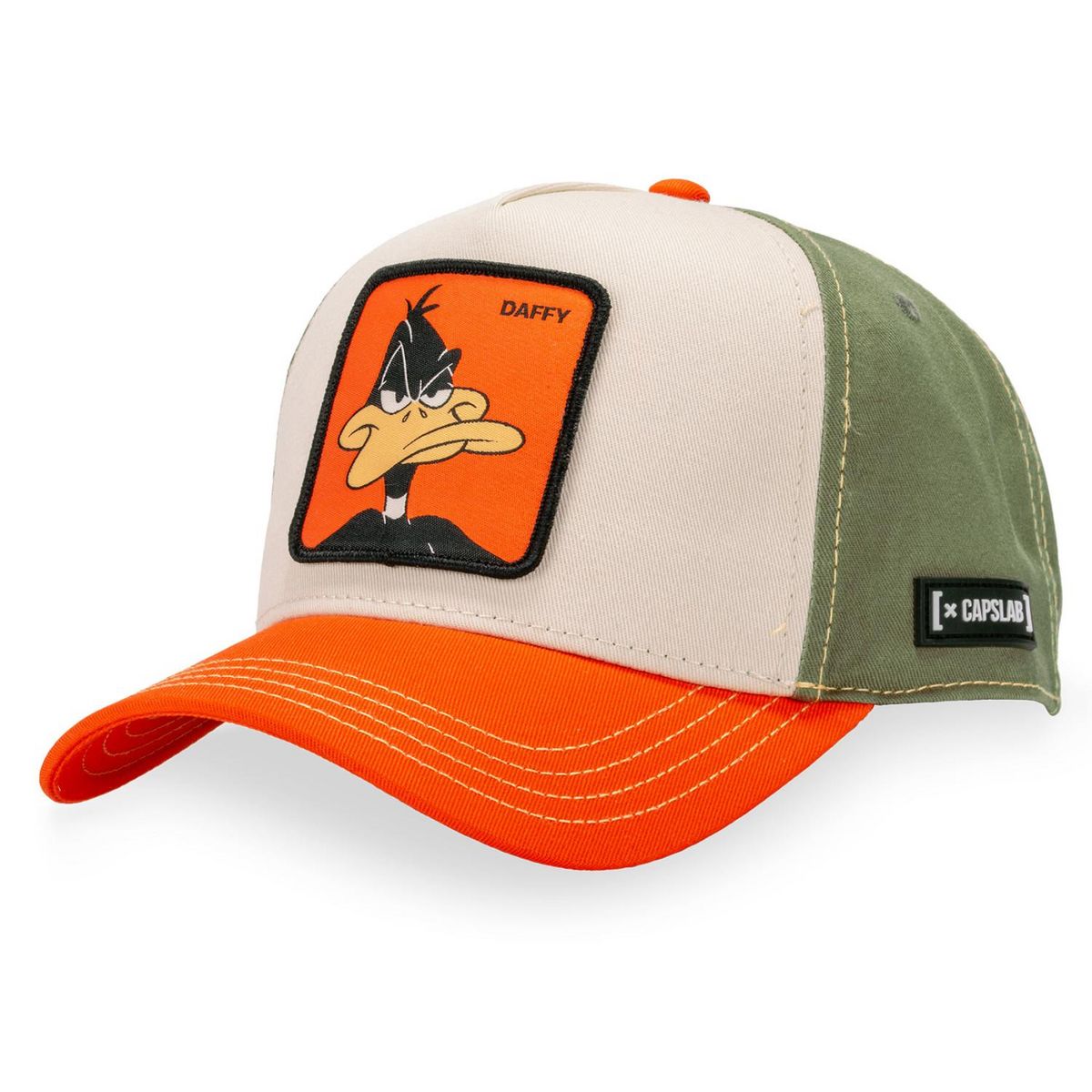 CAPSLAB Casquette trucker en sergé de coton Looney Tunes Daffy