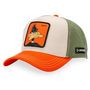 Voir la diapositive 1 : CAPSLAB Casquette trucker en sergé de coton Looney Tunes Daffy