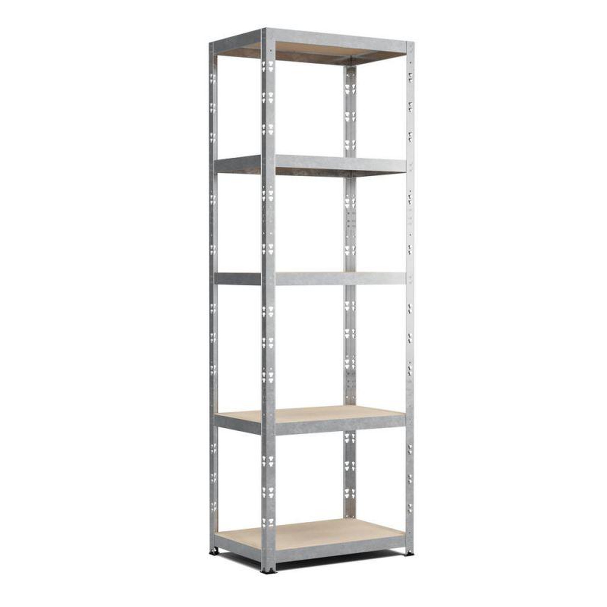 Voir la diapositive 5 : EUROSPEN Etagère de rangement modulable et polyvalente pour atelier, garage, cave... Charge Lourde max 500kg -180x60x40cm - Gris
