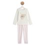 Voir la diapositive 1 : IN EXTENSO Ensemble pyjama velours lapin fille