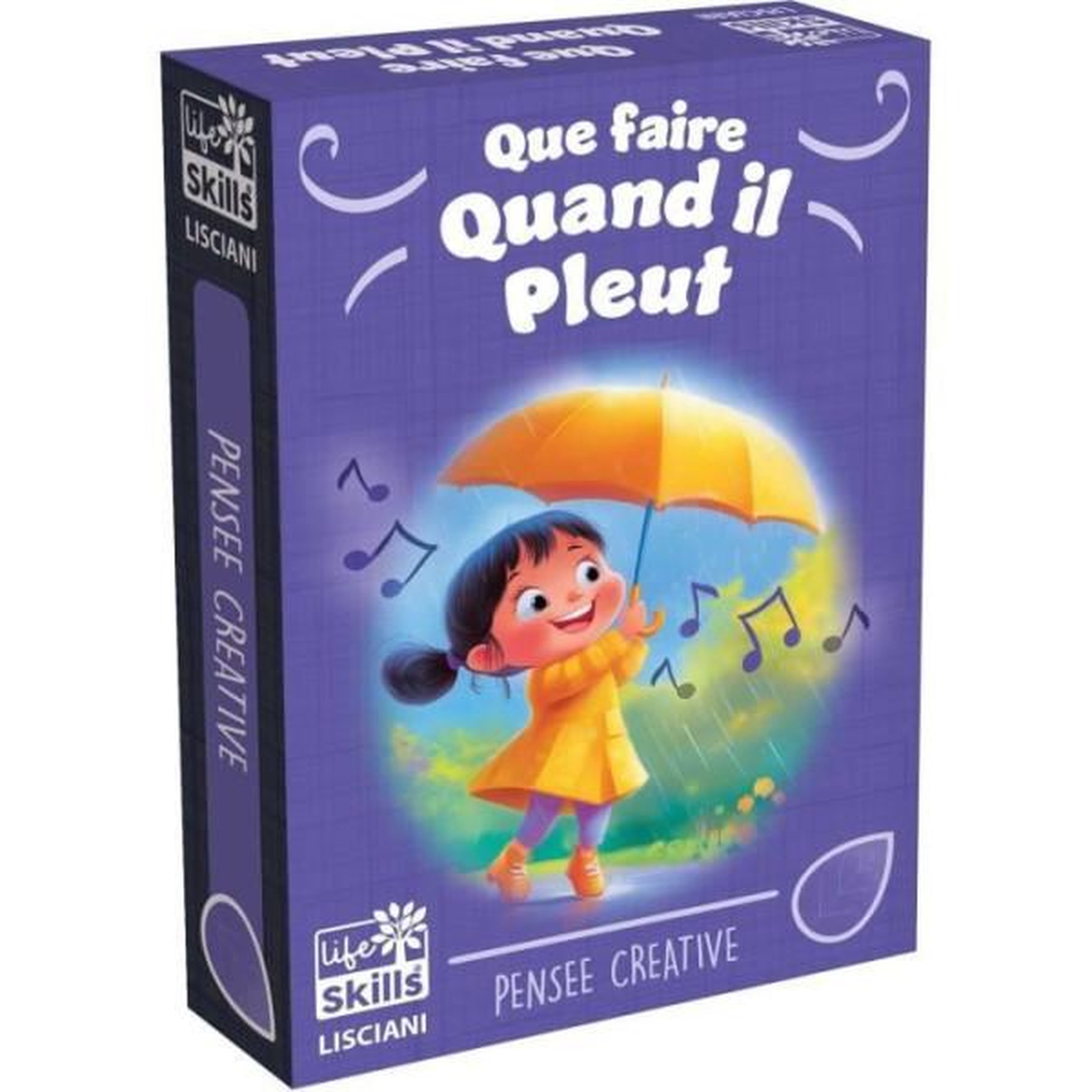 LISCIANI GIOCHI Jeu de cartes S'occuper quand il pleut - Jeu Éducatif - LIFE SKILLS - Cartes illustrées