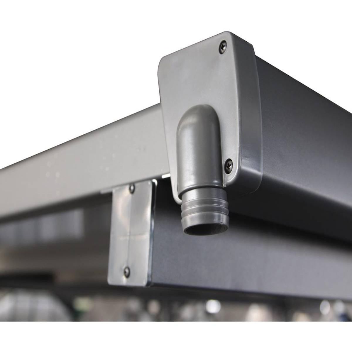 Habitat et Jardin Carport voiture  Denver  - 5.02 x 3.13 x 2.05 m - Transparent / Noir