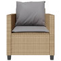Voir la diapositive 5 : VIDAXL Ensemble de bistro 3 pcs avec coussins beige resine tressee
