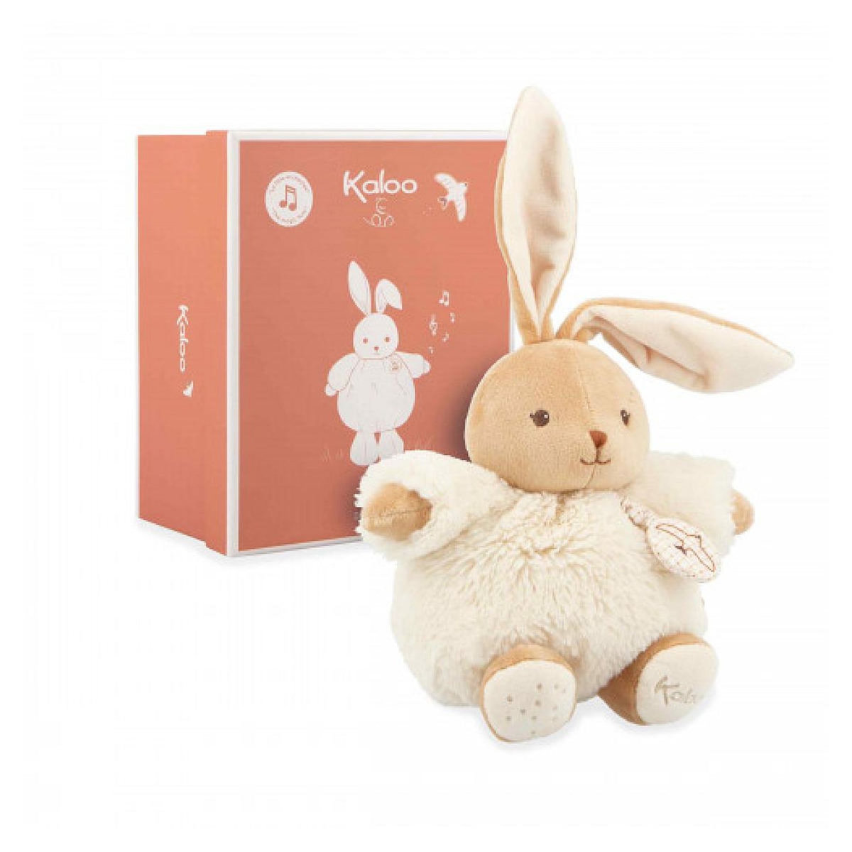Kaloo Patapouf musical Lapin creme - 17 cm