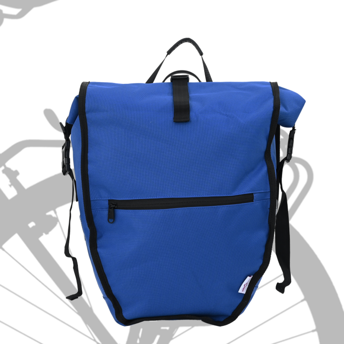 VIDAXL Sac à vélo pour porte bagages 25 L Bleu 32.5x17x57 cm