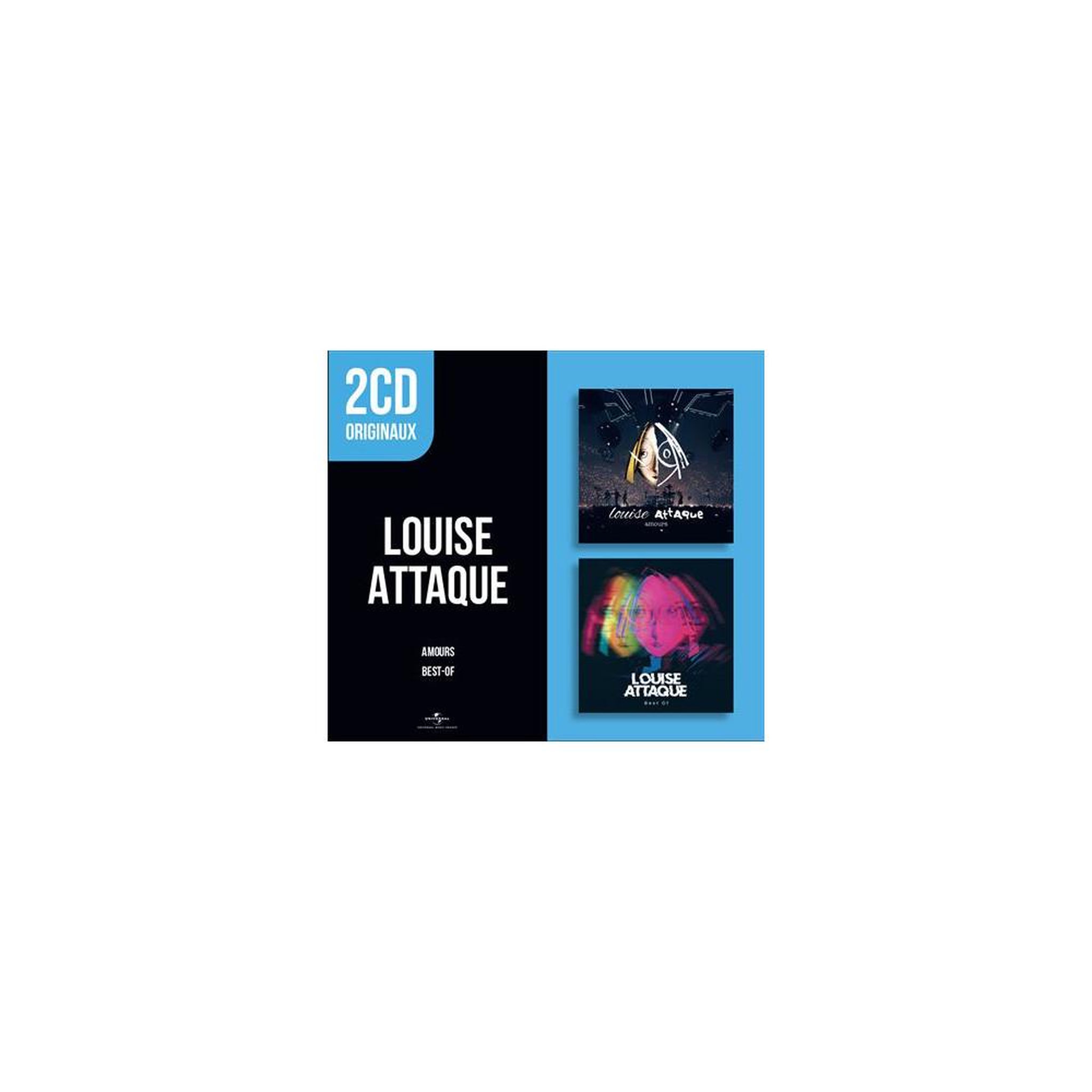 2cd coffret louise attaque amours (live) best of - disques cd 12 cm