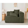 Voir la diapositive 2 : LISA DESIGN Colombine - module d'assise droit - en velours côtelé grosses côtes