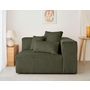 Voir la diapositive 2 : LISA DESIGN Colombine - module d'assise droit - en velours côtelé grosses côtes