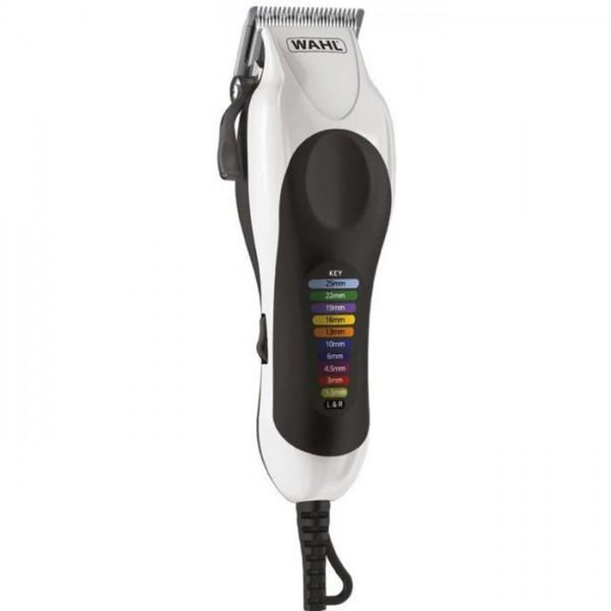 WAHL Tondeuse a Cheveux  - WAHL - Color Pro Plus - Lames de précision - Peignes de guidage a code couleur