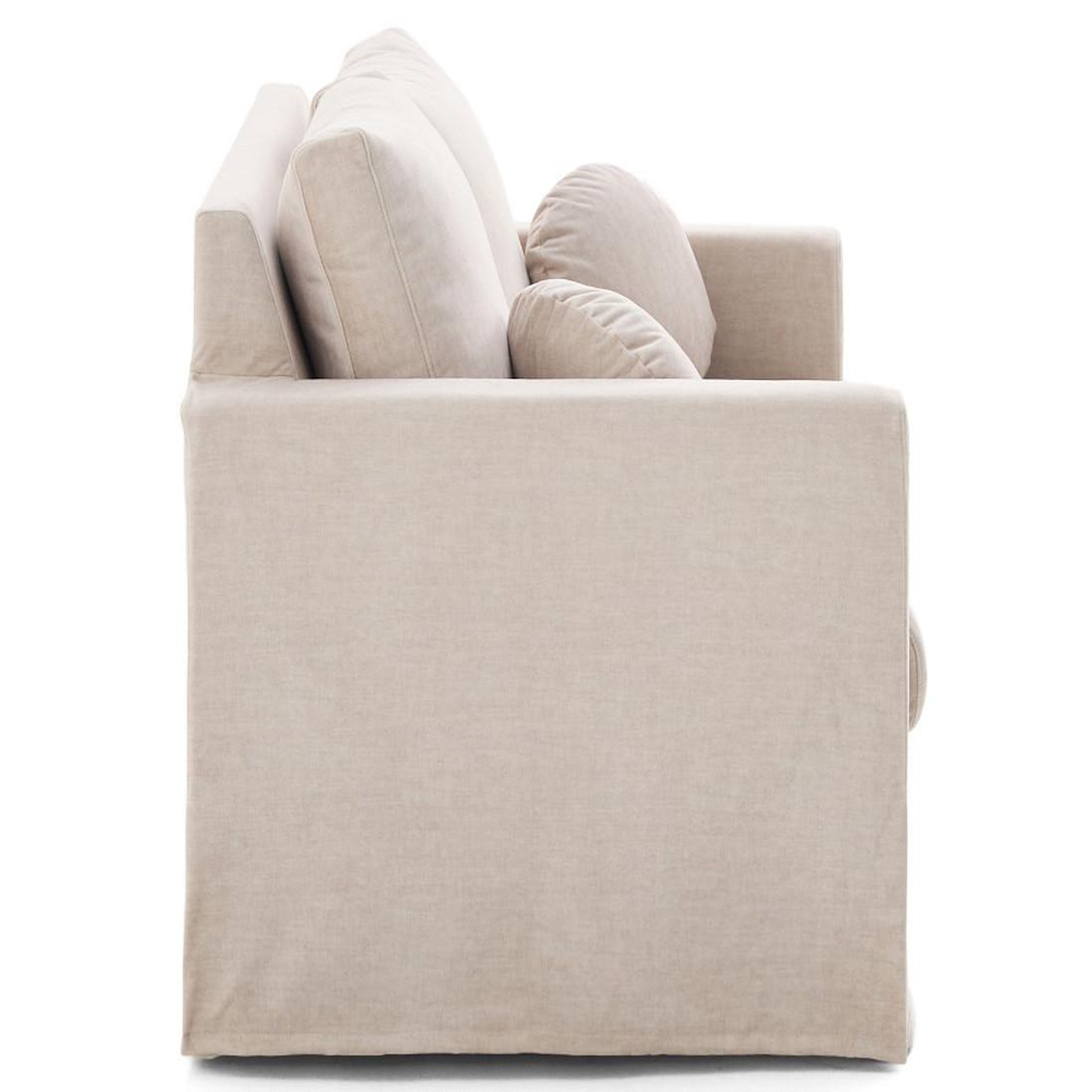 Voir la diapositive 4 : LISA DESIGN Serena - canapé droit déhoussable 2 places en velours