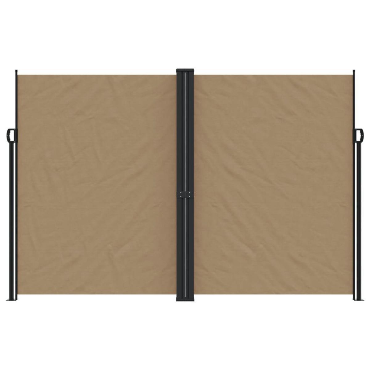 VIDAXL Auvent lateral retractable taupe 220x1000 cm