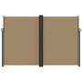 Voir la diapositive 3 : VIDAXL Auvent lateral retractable taupe 220x1000 cm