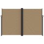 Voir la diapositive 3 : VIDAXL Auvent lateral retractable taupe 220x1000 cm