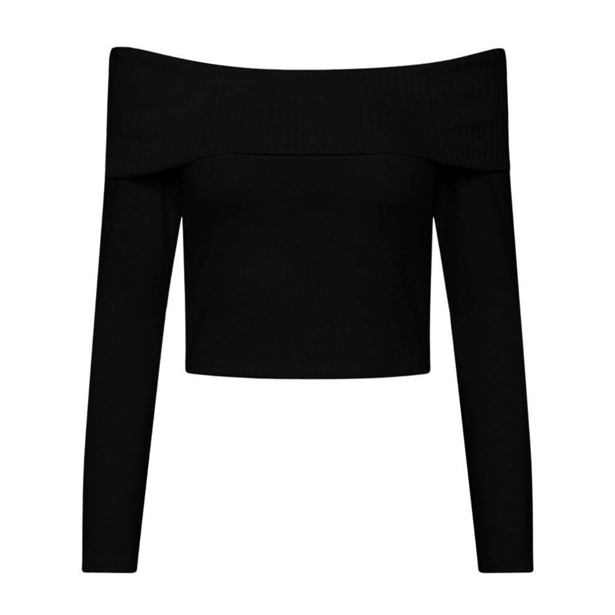 Pieces T-Shirt Manches Longues Noir Femme Pieces Lenda. Coloris disponibles : Noir
