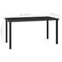 Voir la diapositive 5 : VIDAXL Table a dîner de jardin Noir 140x70x73 cm Resine tressee