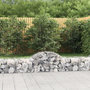 Voir la diapositive 1 : VIDAXL Paniers a gabions arques 18 pcs 200x50x40/60 cm fer galvanise