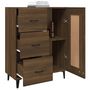 Voir la diapositive 5 : VIDAXL Buffet Chene marron 69,5x34x90 cm Bois d'ingenierie