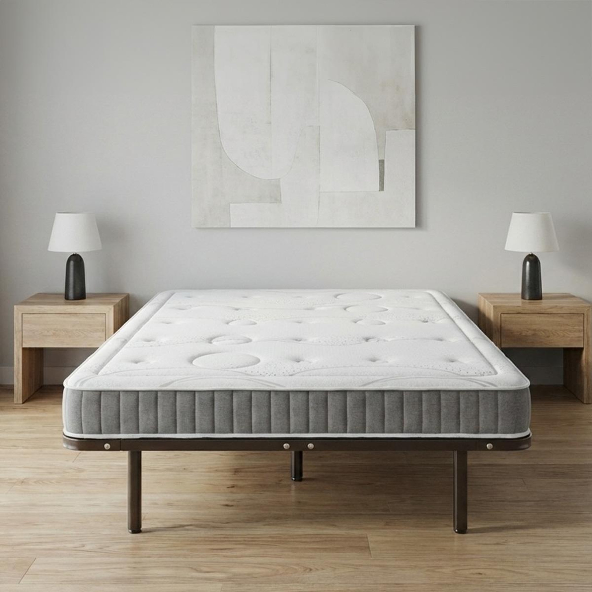 Voir la diapositive 2 : OLYMPE LITERIE Olympe literie | ensemble intuition | matelas mémoire de forme + sommier métal