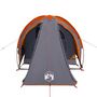 Voir la diapositive 5 : VIDAXL Tente de camping a dome 2 personnes gris et orange impermeable
