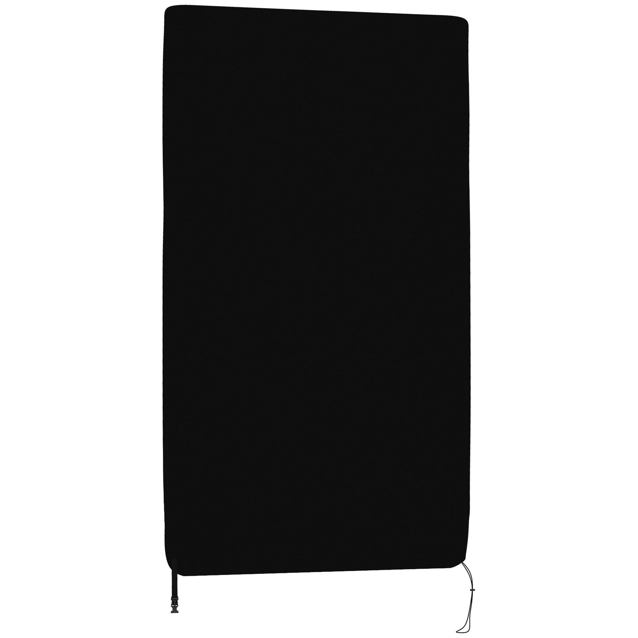HOMCOM Housse de table de ping-pong avec fermeture éclair anti-UV imperméable noir