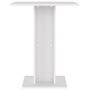 Voir la diapositive 4 : VIDAXL Table de bistro Blanc 60x60x75 cm Bois d'ingenierie