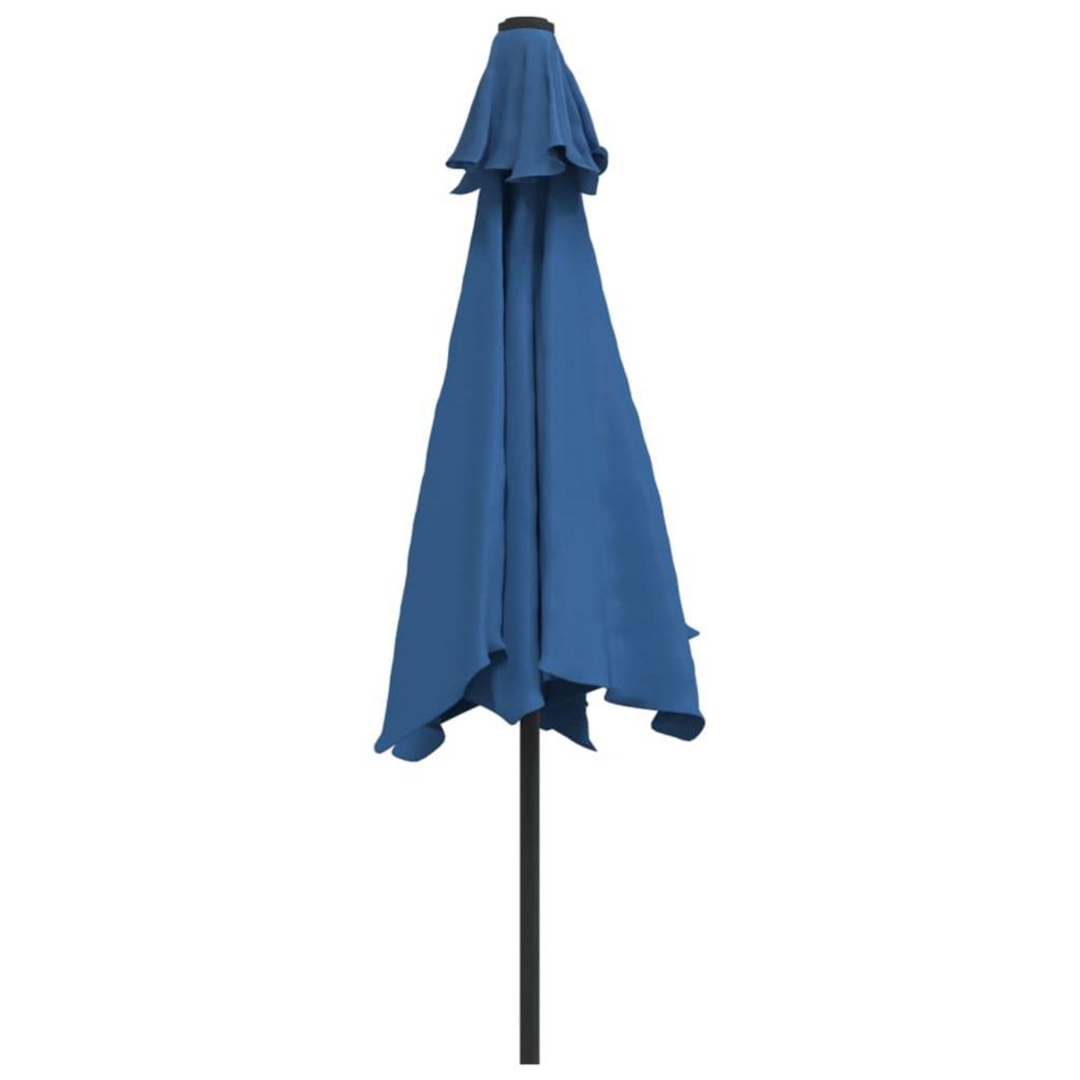 VIDAXL Parasol d'exterieur avec poteau en metal 300 cm Azure