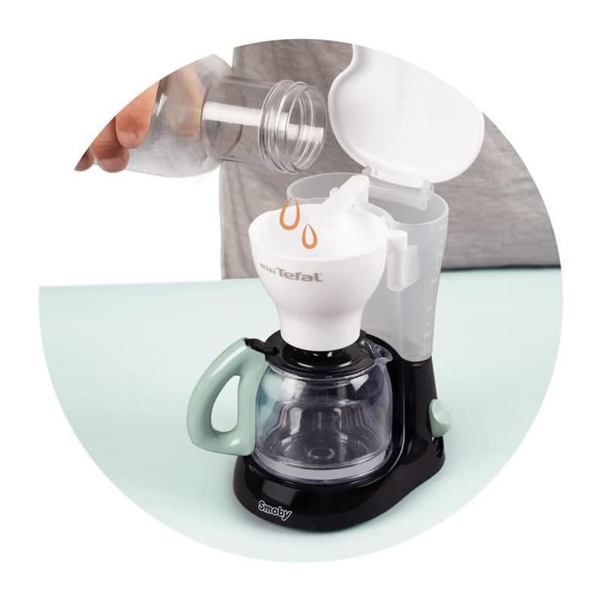 Voir la diapositive 4 : SMOBY Smoby - Tefal Petit Déjeuner - Grille pain + cafetiere + tasses et cuilleres - Dés 3 ans