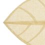 Voir la diapositive 4 : ATMOSPHERA Lot de 6 sets de table motif feuille - 50 x 33 cm - Naturel