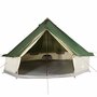 Voir la diapositive 4 : VIDAXL Tente familiale tipi 6 personnes vert impermeable