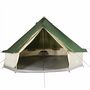 Voir la diapositive 4 : VIDAXL Tente familiale tipi 6 personnes vert impermeable