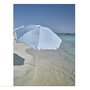 Parasol de plage UPF50+ vichy bleu BEACH