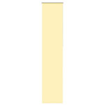 VIDAXL Store enrouleur occultant jaune largeur du tissu 35,7 cm