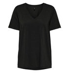 Only T shirt  Femme Only Harlyy. Coloris disponibles : Noir