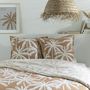 Voir la diapositive 3 : FUTURE HOME Parure de lit 2 personnes en coton 57 fils imprimé camel