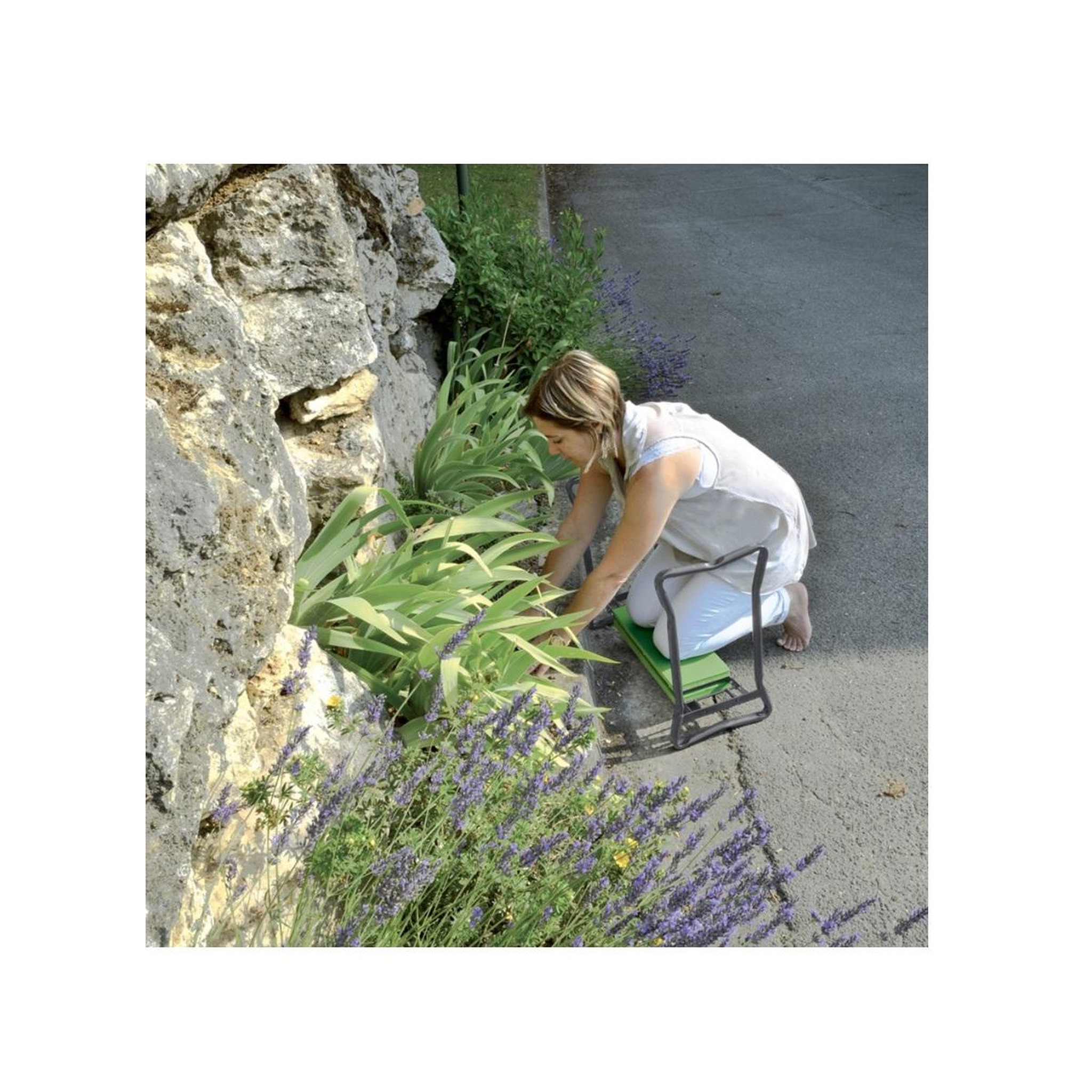 Voir la diapositive 4 : Ribimex Tabouret pliant vert - pragen