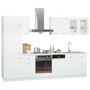 Voir la diapositive 2 : VIDAXL Ensemble de meubles de cuisine 8 pcs Blanc Agglomere