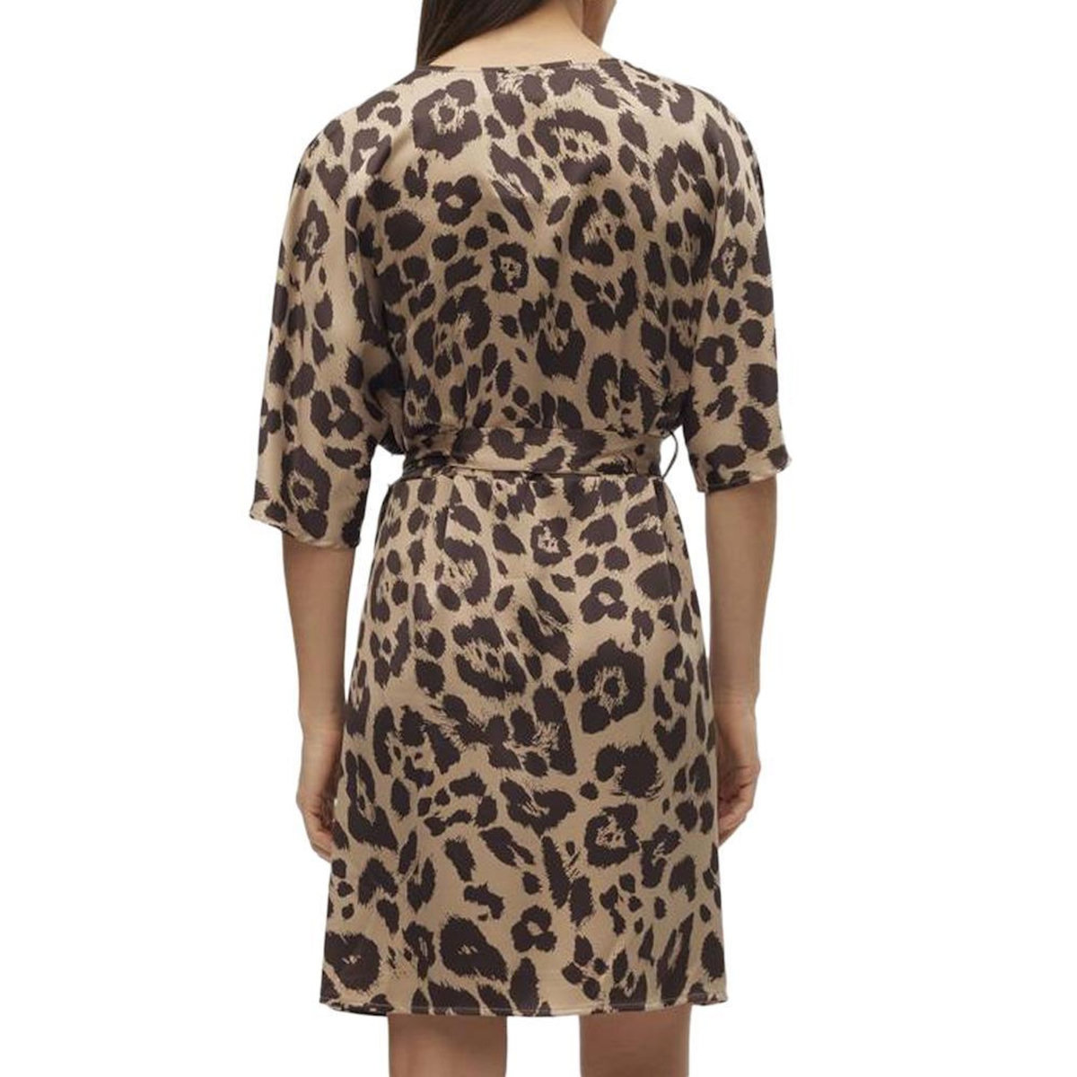 Vero Moda Robe Marron Léopard Femme Vero Moda Merle