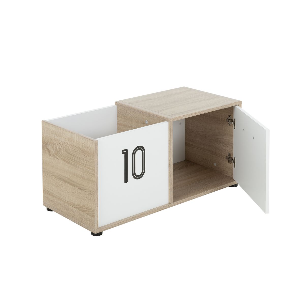 Coffre 1 porte L90xH43xP40cm ALLAN